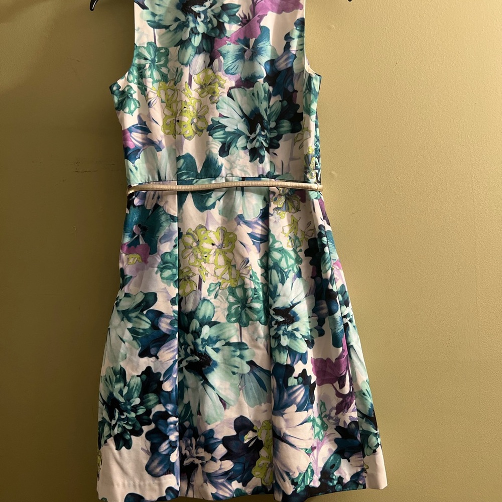 Eliza J 4P Floral Sleeveless Dress NWOT